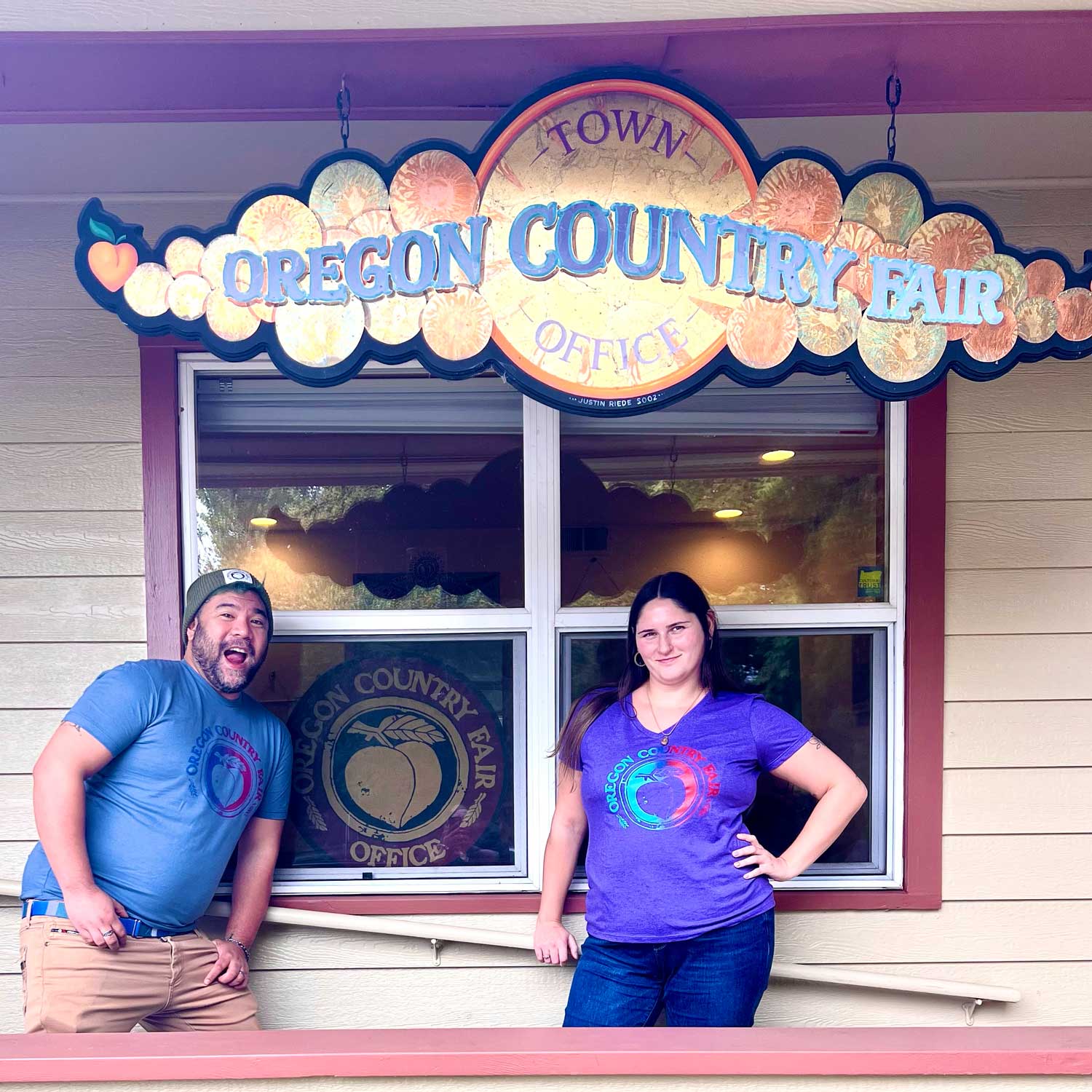 OCF Color Blend Logo Shirt - Purple - Image 2