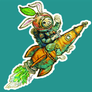 2026 OCF Sticker - Bunny Rocket